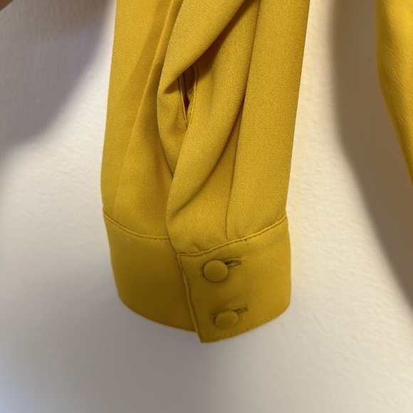 Babaton mustard yellow blouse - Picture 4 of 4